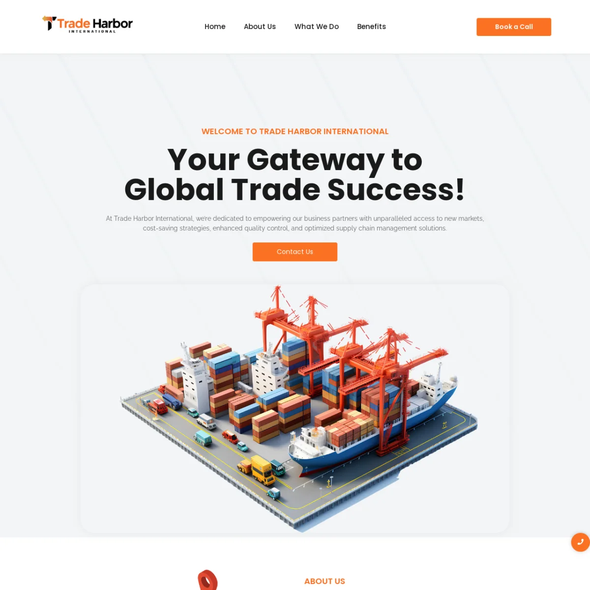 Trade Harbor International website screenshot