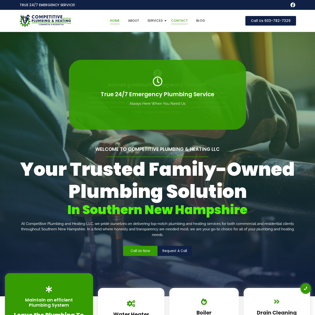 Competitive Plumbing NH